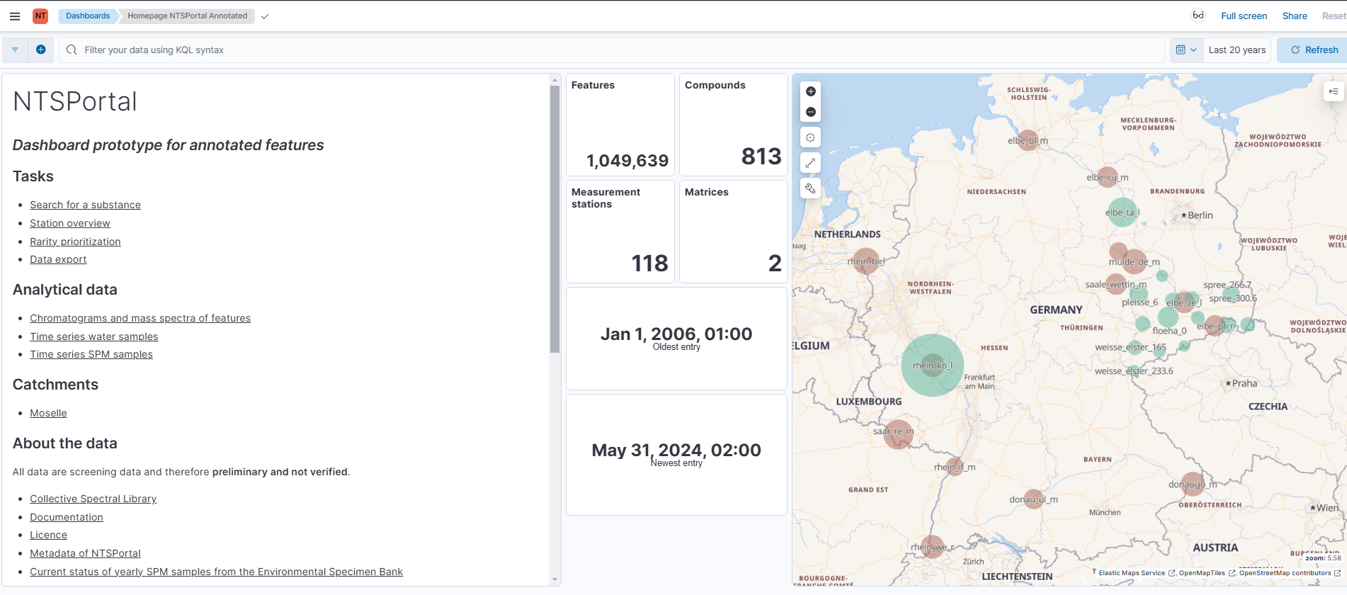 Abbildung Startseite NTSPortal Annotated